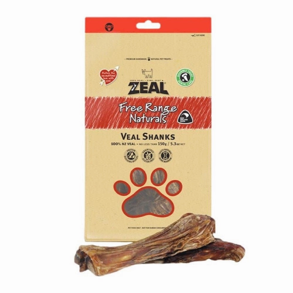 'BUNDLE DEAL': Zeal Free Range Naturals Veal Shanks Dog Treats 150g dog grooming shampoo collar crate feeding supplies