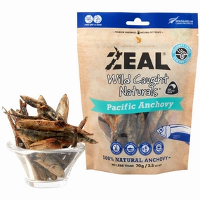 'BUNDLE DEAL': Zeal Wild Caught Naturals Pacific Anchovy Grain-Free Treats For Cats & Dogs 70g dog supplies dog food toys accessories dog bed