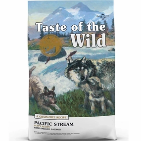 'BUNDLE DEAL/FREE TREAT': Taste of the Wild Pacific Stream PUPPY with Smoked Salmon Grain Free Dry Dog Food dog grooming shampoo collar crate feeding supplies