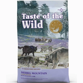 'BUNDLE DEAL/FREE TREAT': Taste of the Wild Sierra Mountain with Roasted Lamb Grain Free Dry Dog Food dog grooming shampoo collar crate feeding supplies