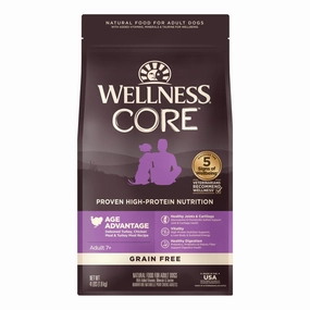 'FREE FD TREATS': Wellness CORE Grain-Free Senior Dry Dog Food dog grooming shampoo collar crate feeding supplies