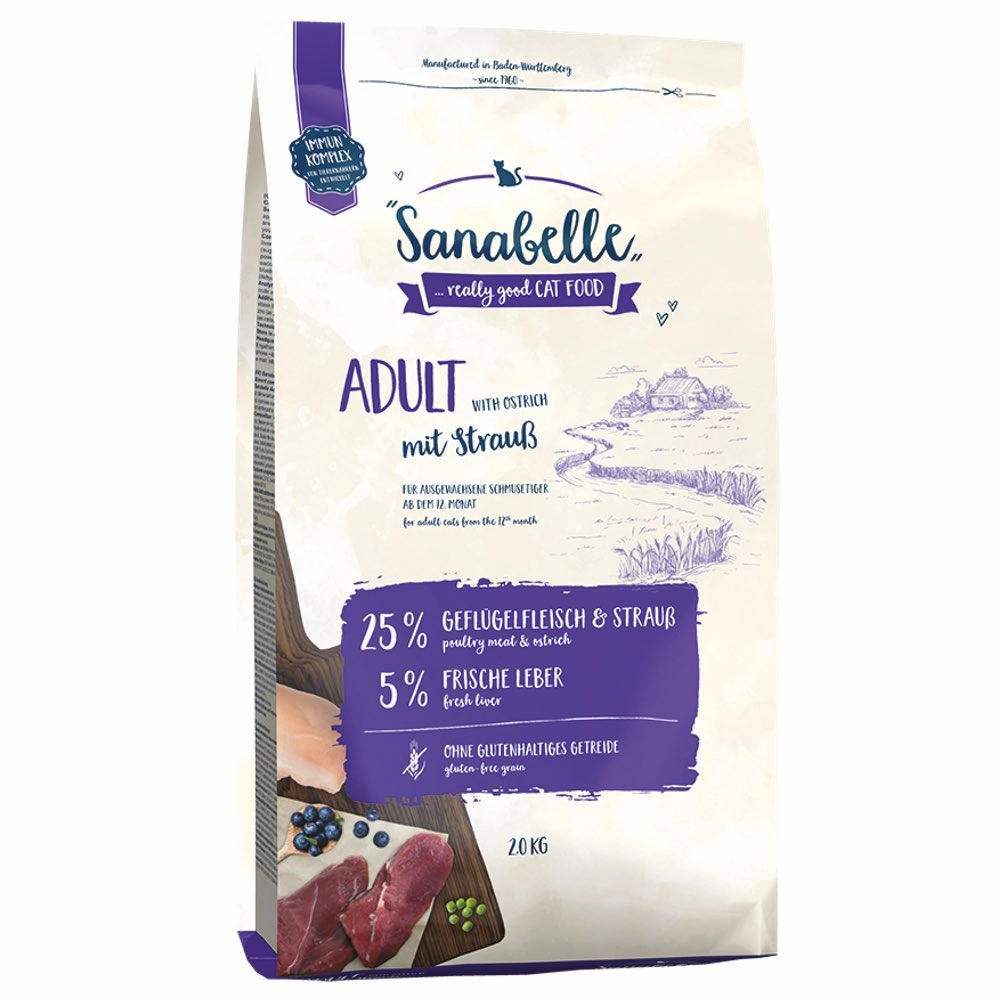 'FREE TREATS w 10kg/BUNDLE DEAL': Sanabelle Adult With Ostrich Dry Cat Food cat general supplies cat toys cat grooming cat food cat litter