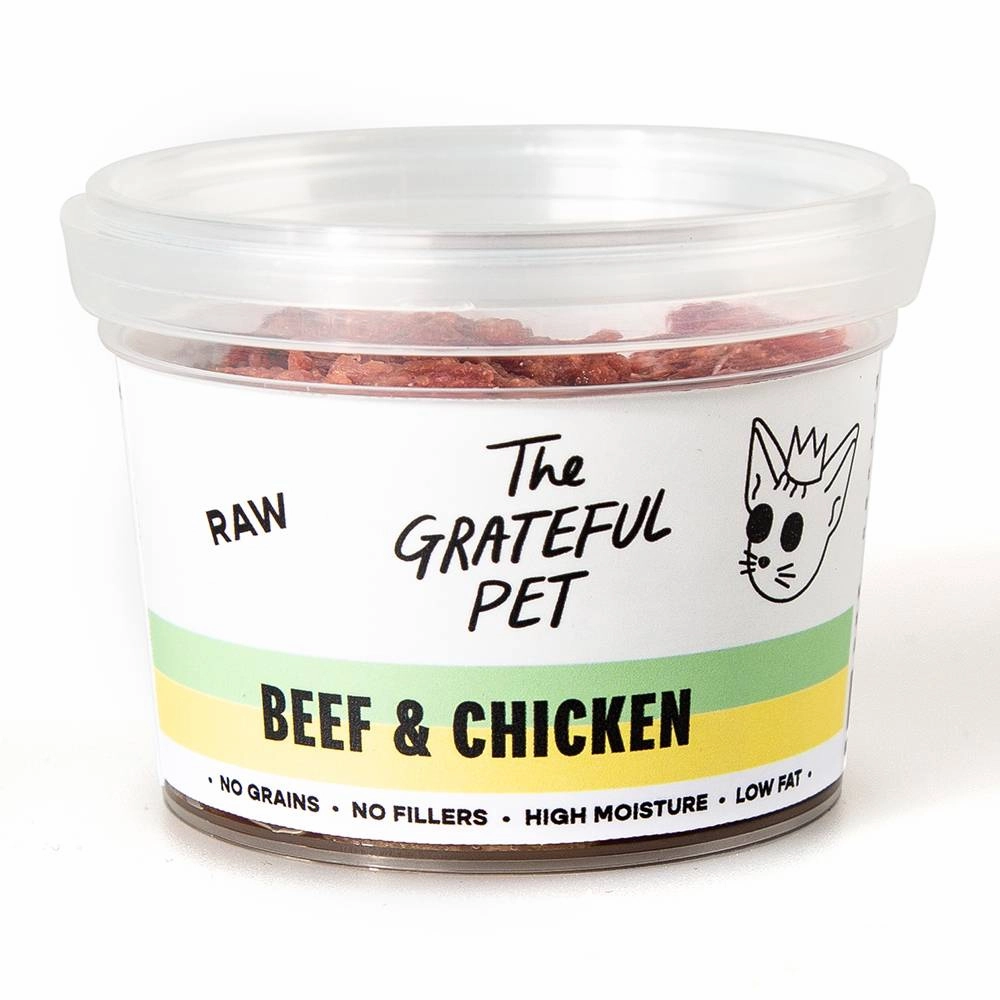 *FROZEN* The Grateful Pet Cat Raw Beef & Chicken 85g