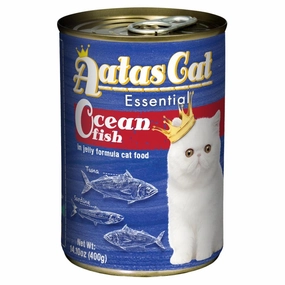 Aatas Cat Essential Ocean Fish in Jelly Canned Cat Food 400g dry cat food cat treats grain free cat food kitten treats cat dental treats