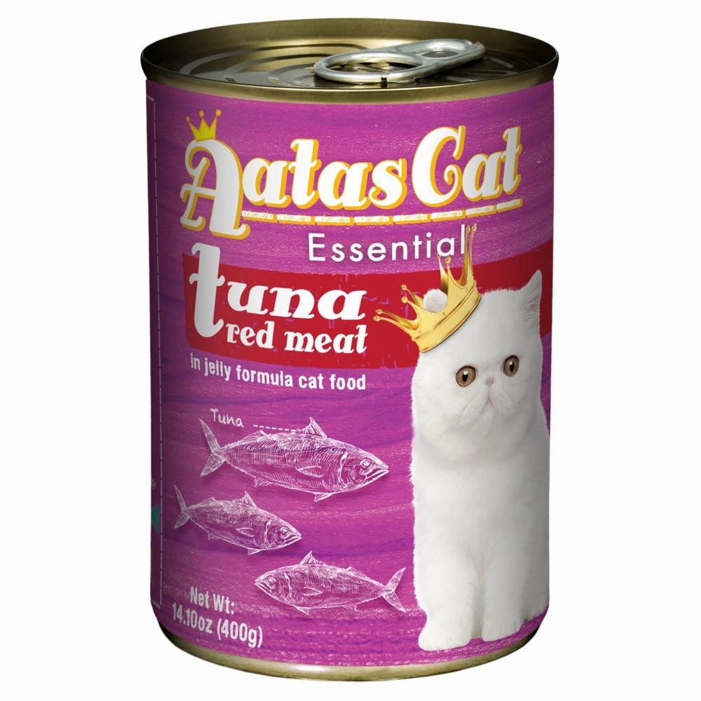 Aatas Cat Essential Tuna Red Meat in Jelly Canned Cat Food 400g dry cat food cat treats grain free cat food kitten treats cat dental treats
