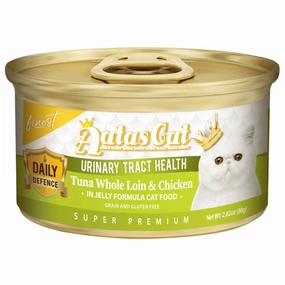 Aatas Cat Finest Daily Defence Urinary Tract Health - Tuna Whole Loin & Chicken in Jelly Canned Cat Food 80g cat food cans soft cat food high protein cat food natural cat food senior cat food