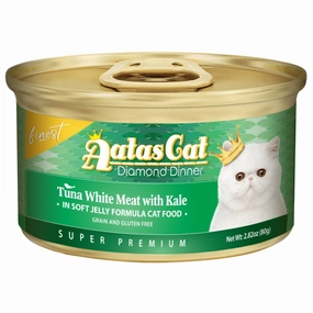 Aatas Cat Finest Diamond Dinner Tuna with Kale in Soft Jelly Canned Cat Food 80g dry cat food cat treats grain free cat food kitten treats cat dental treats