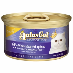 Aatas Cat Finest Diamond Dinner Tuna with Quinoa in Soft Jelly Canned Cat Food 80g dry cat food cat treats grain free cat food kitten treats cat dental treats