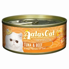 Aatas Cat Tantalizing Tuna & Beef in Aspic Canned Cat Food 80g dry cat food cat treats grain free cat food kitten treats cat dental treats