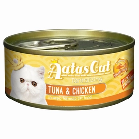 Aatas Cat Tantalizing Tuna & Chicken In Aspic Canned Cat Food 80g cat food cans soft cat food high protein cat food natural cat food senior cat food