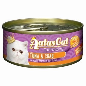 Aatas Cat Tantalizing Tuna & Crab in Aspic Canned Cat Food 80g dry cat food cat treats grain free cat food kitten treats cat dental treats