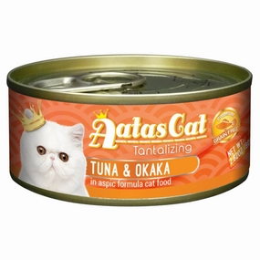 Aatas Cat Tantalizing Tuna & Okaka In Aspic Canned Cat Food 80g dry cat food cat treats grain free cat food kitten treats cat dental treats