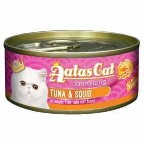Aatas Cat Tantalizing Tuna & Squid in Aspic Canned Cat Food 80g cat food cans soft cat food high protein cat food natural cat food senior cat food