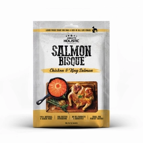 Absolute Holistic Bisque Chicken & King Salmon Cat & Dog Treats 60g cat grass snacks cat grass planter cat digestive aid catnip spray cat herbal treats