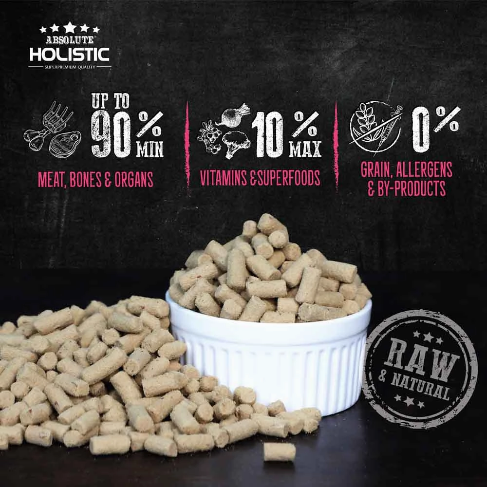 Absolute Holistic Raw in the Bag Duck Bites Complete Freeze Dried Dog Food 14oz