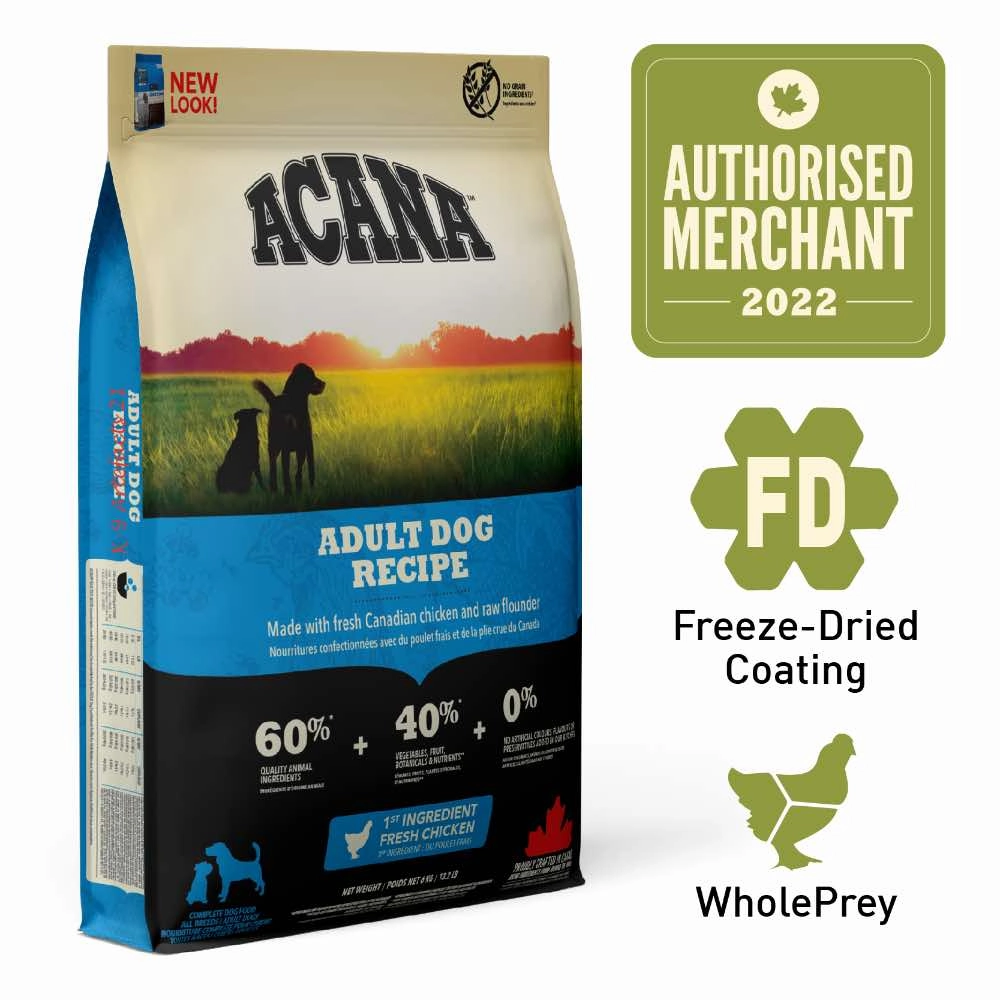 ACANA Heritage Adult Grain-Free Dry Dog Food dog toys interactive dog toy plush dog toy dog rope toy squeaky toy