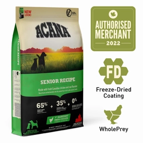 ACANA Heritage Senior Grain-Free Dry Dog Food freeze dried dog treats dog freeze snacks raw dog treat dehydrated dog food meat dog snack