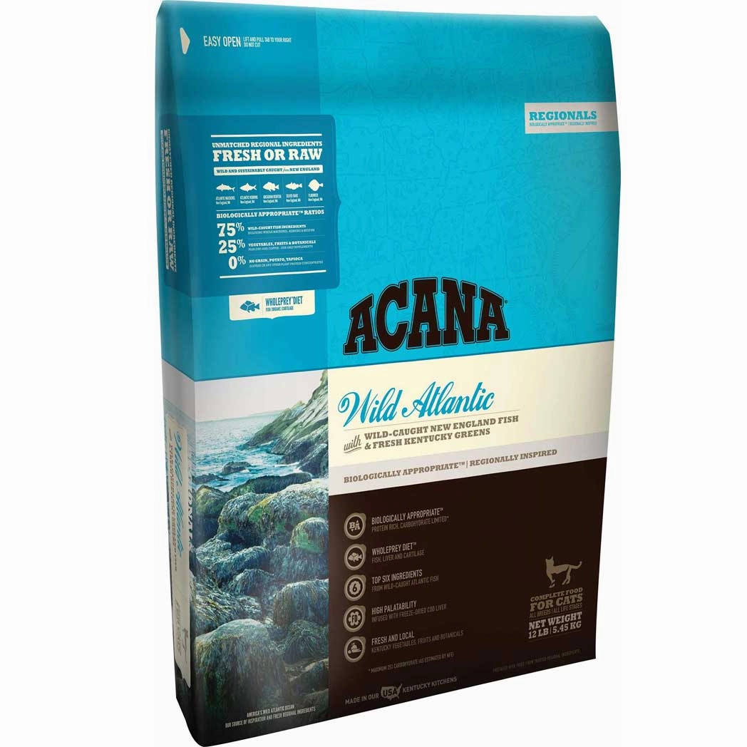 Acana Regionals Wild Atlantic Dry Cat Food cat treats toys for cats cat hair remover cat cleaning supplies cat food bowl