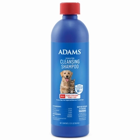 Adams Flea & Tick Cleansing Shampoo cat grooming cat shampoo cat conditioner cat comb cat grooming glove