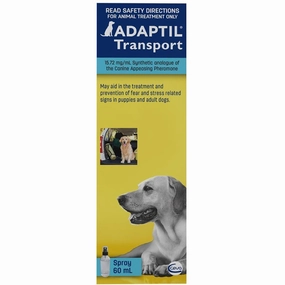 Adaptil Transport Dog Spray 60ml plush dog toy soft chew toy squeaky plush pillow toy stuffed dog toy