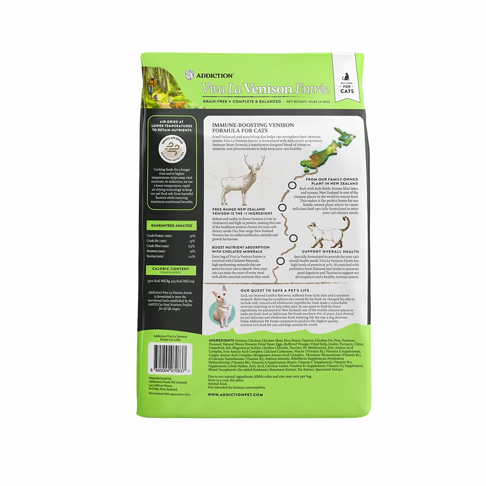 Addiction Cat Viva La Venison 10lb