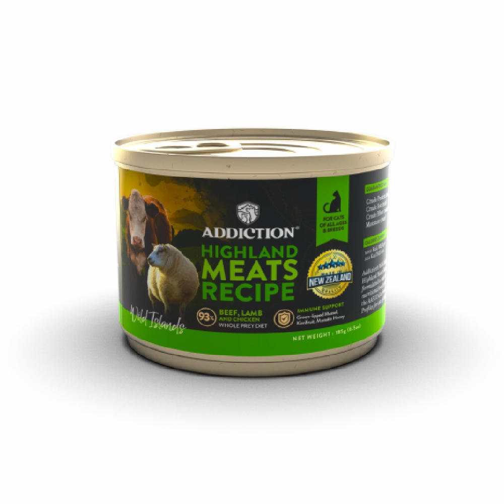 Addiction Cat Wild Islands Highland Meats 185g