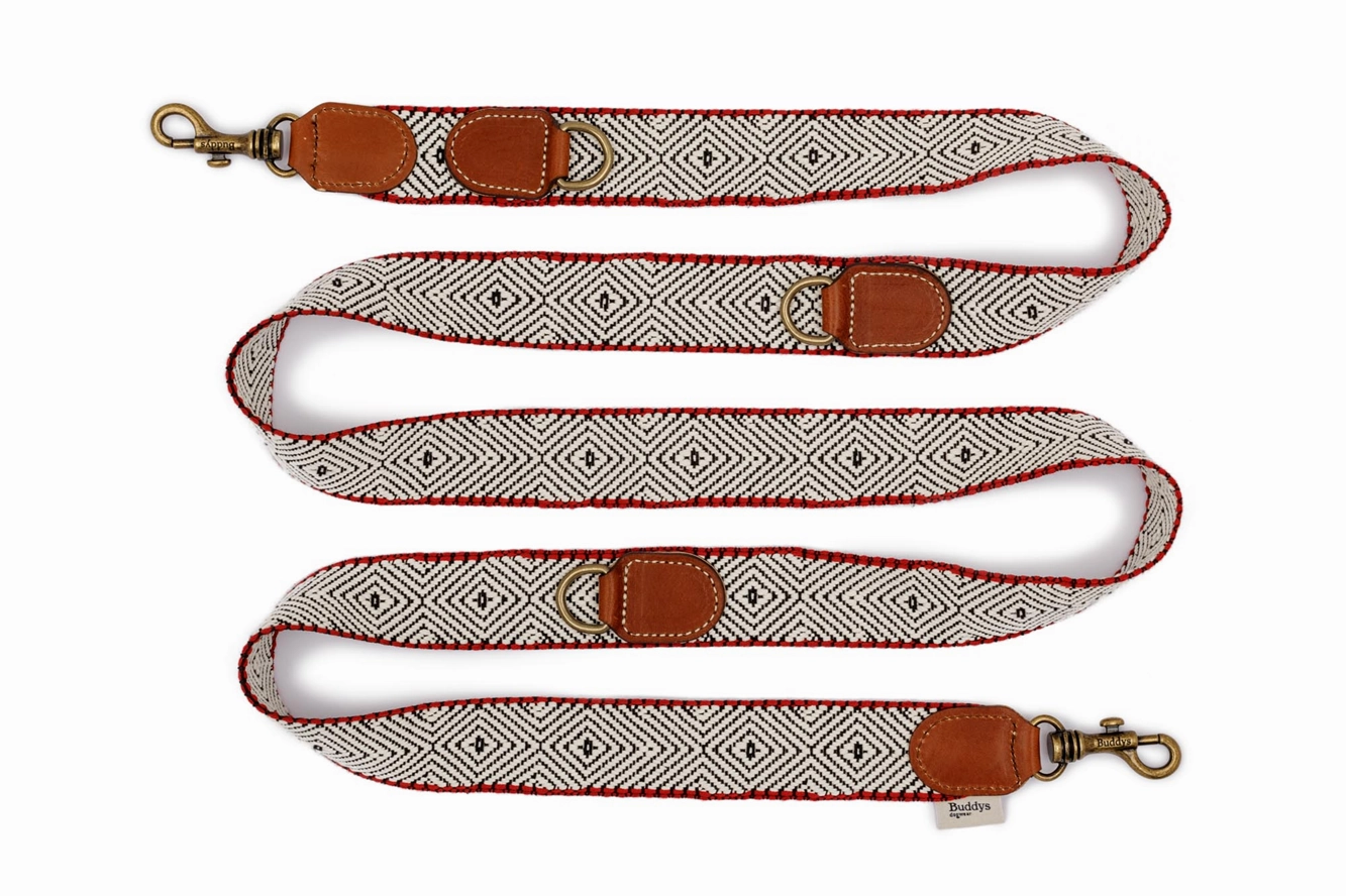 Adjustable Dog Lead: Capri Beach Day