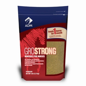 ADM GROSTRONG Granules Horse Supplement, 5 lb poultry remedies poultry supplement goat vitamins sheep probiotics animal health boost