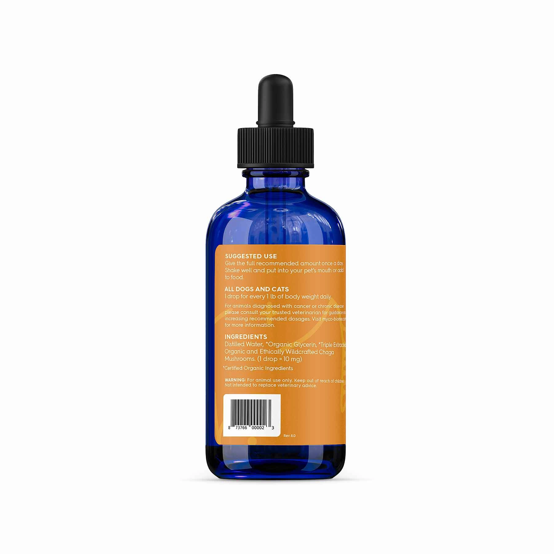 Adored Beast Apothecary Myco-Biome Medicinal Mushrooms - Chaga Tincture | Liquid Extract 125ml