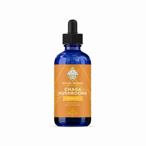 Adored Beast Apothecary Myco-Biome Medicinal Mushrooms - Chaga Tincture | Liquid Extract 125ml pig feed piglet nutrition pig food pellets pig vitamins pig treats