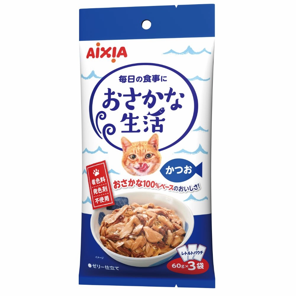 Aixia Fish Life Skipjack Tuna Grain-Free Cat Treats 180g dry cat food cat treats grain free cat food kitten treats cat dental treats