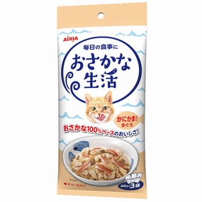 Aixia Fish Life Tuna With Crab Stick Grain-Free Cat Treats 180g dog chew toys dog dental chews durable chew toys puppy chew toy bone chew