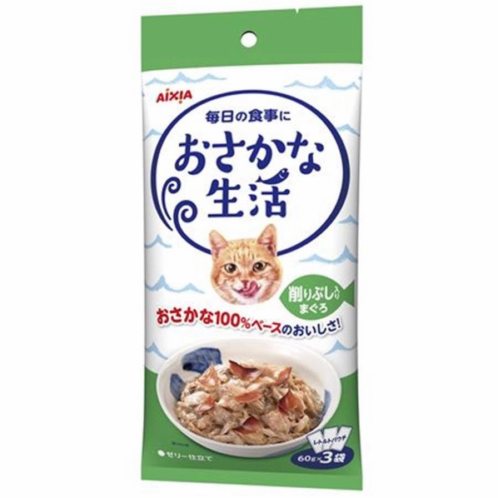 Aixia Fish Life Tuna With Dried Skipjack Tuna Grain-Free Cat Treats 180g dog chew toys dog dental chews durable chew toys puppy chew toy bone chew