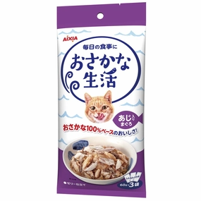 Aixia Fish Life Tuna With Horse Mackerel Grain-Free Cat Treats 180g dog chew toys dog dental chews durable chew toys puppy chew toy bone chew