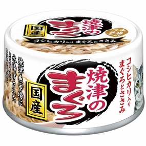 Aixia Yaizu No Maguro Tuna & Chicken with Koshihikari Rice Canned Cat Food 70g cat snacks catnip treats healthy cat food cat reward treats low calorie cat food