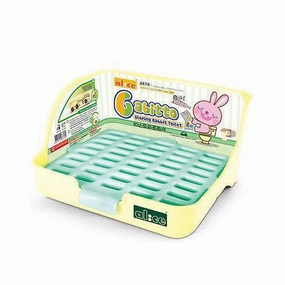 Alice Gabitto Sloping Rabbit Toilet Cream - Large (AE70) hamster cage guinea pig supplies small animal accessories rabbit water bottle rat tunnel
