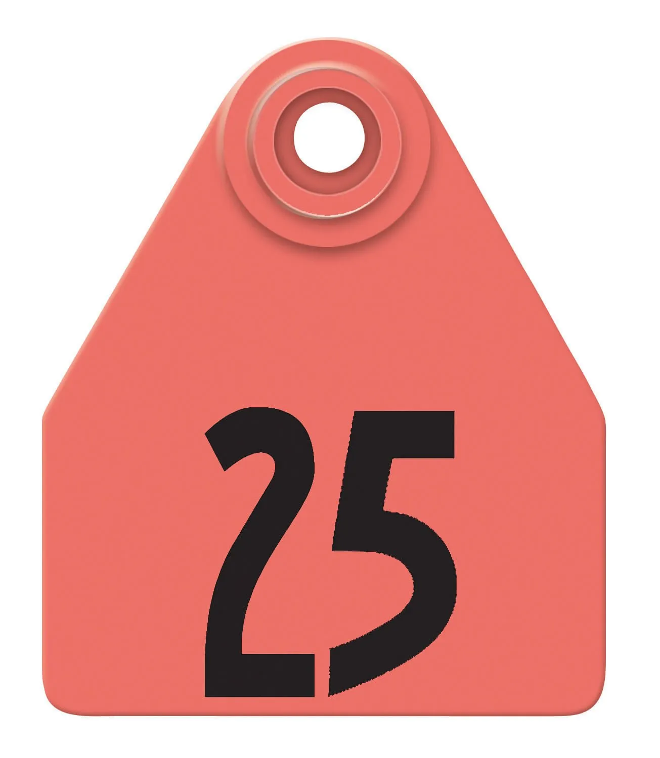 Allflex Global Numbered 2-Piece Ear Tags, 25 ct
