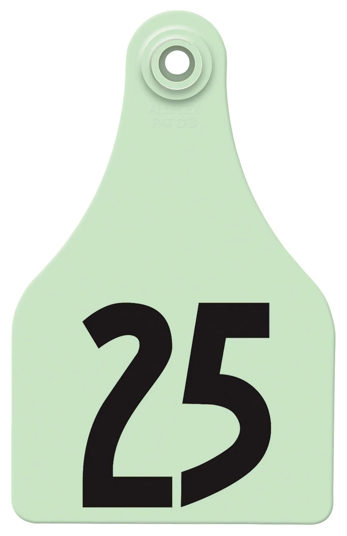 Allflex Global Numbered 2-Piece Ear Tags, 25 ct
