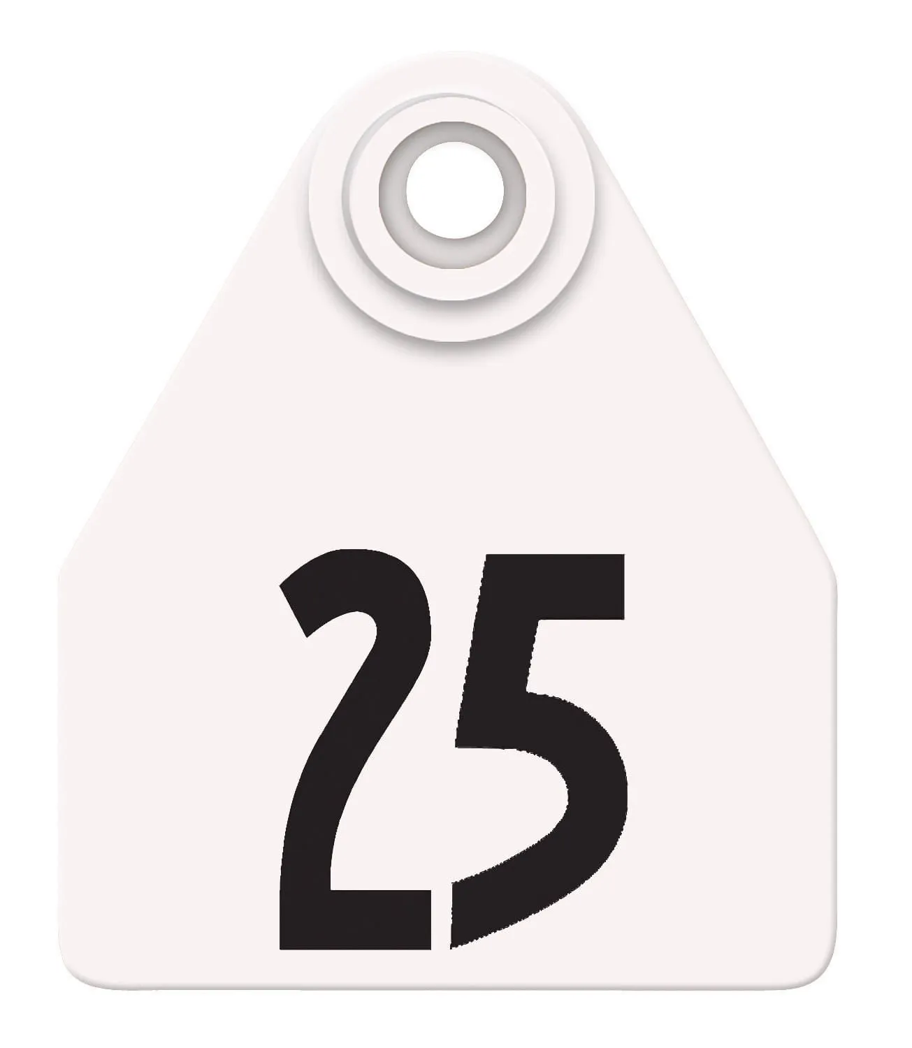 Allflex Global Numbered 2-Piece Ear Tags, 25 ct