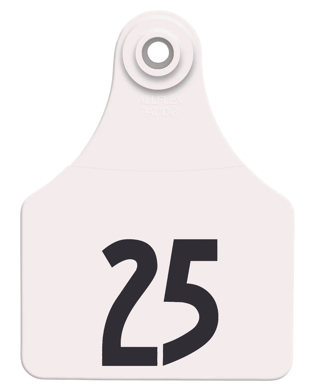 Allflex Global Numbered 2-Piece Ear Tags, 25 ct