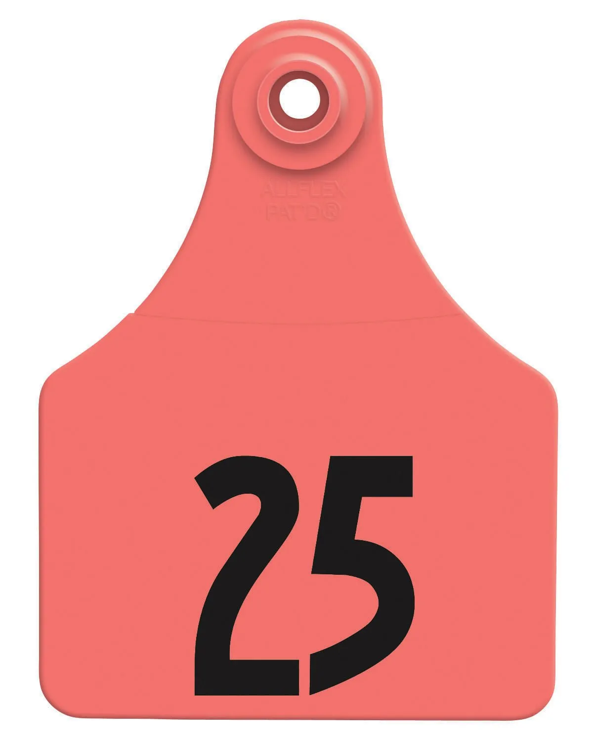 Allflex Global Numbered 2-Piece Ear Tags, 25 ct