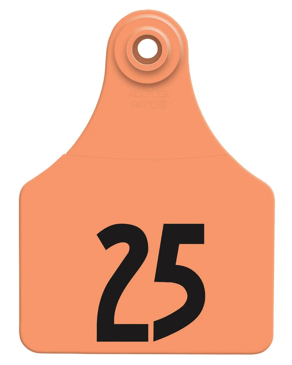 Allflex Global Numbered 2-Piece Ear Tags, 25 ct