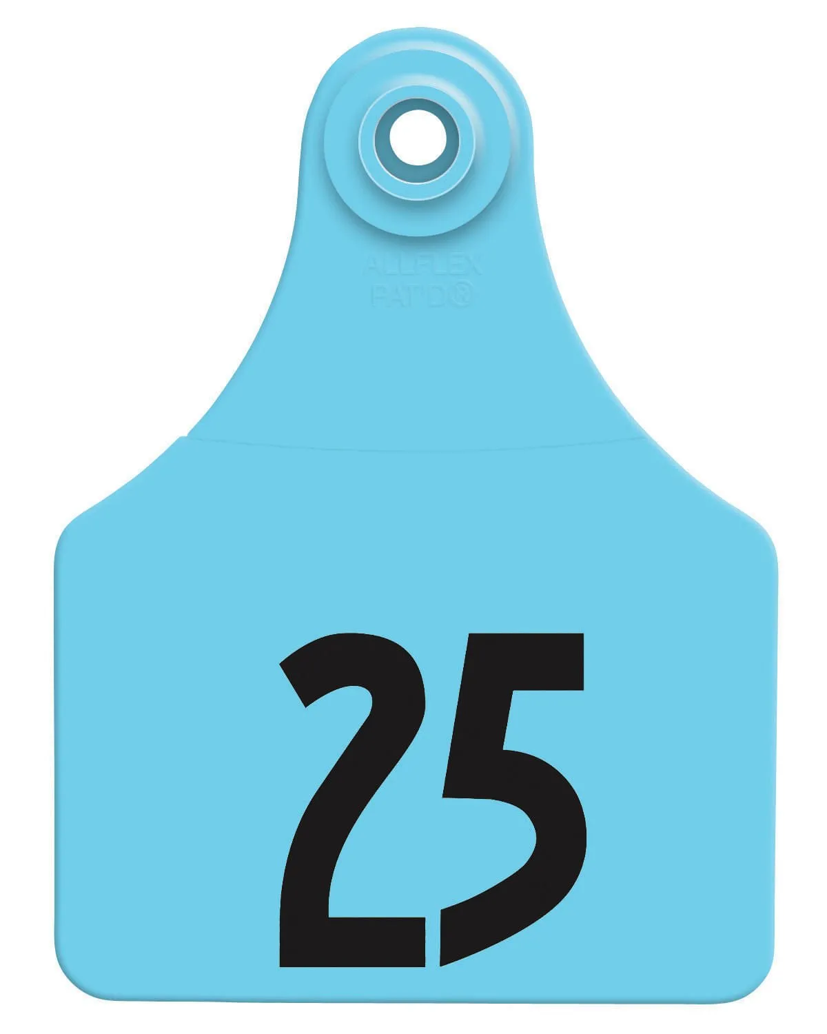 Allflex Global Numbered 2-Piece Ear Tags, 25 ct