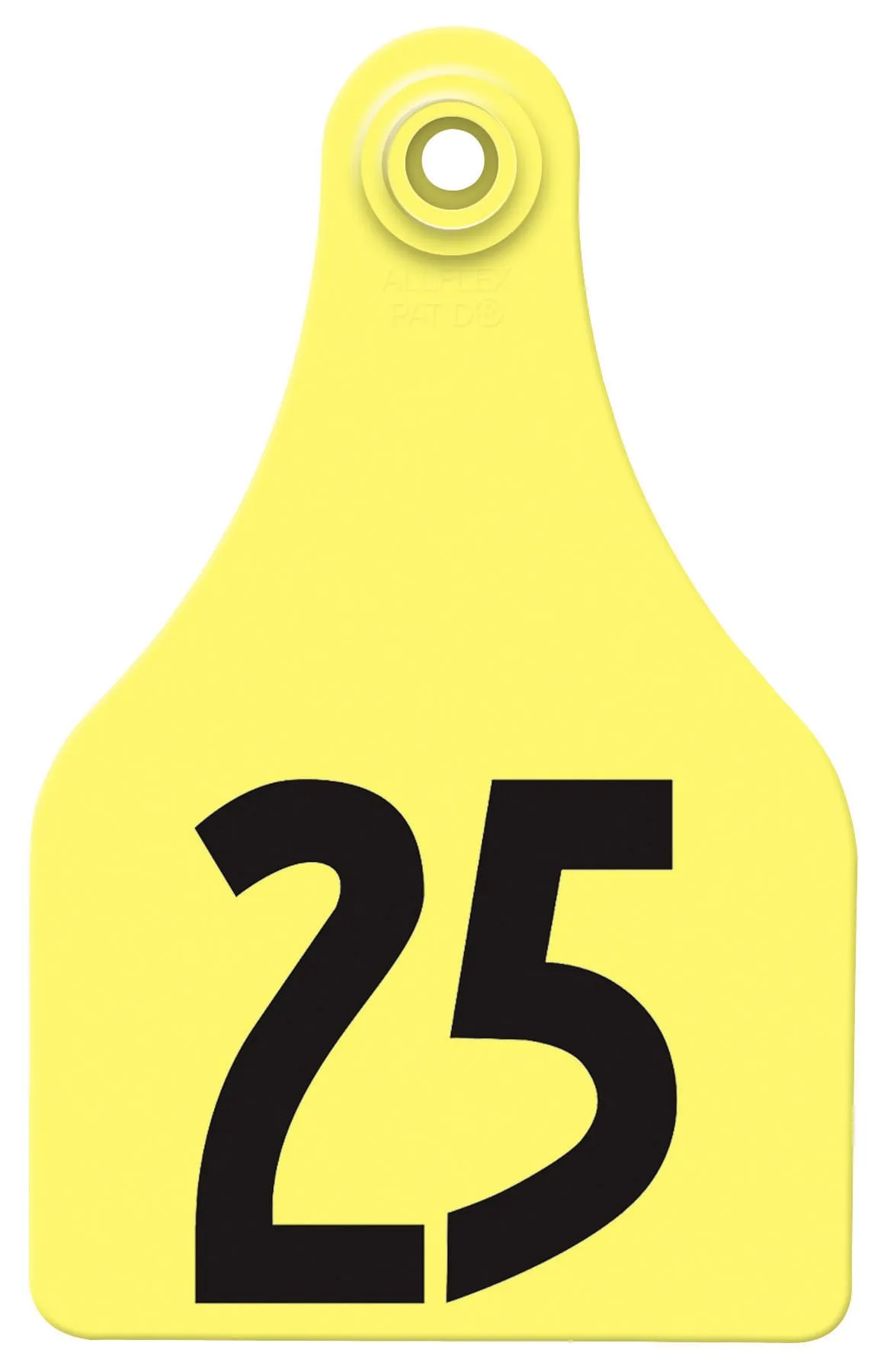 Allflex Global Numbered 2-Piece Ear Tags, 25 ct