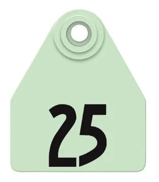 Allflex Global Numbered 2-Piece Ear Tags, 25 ct