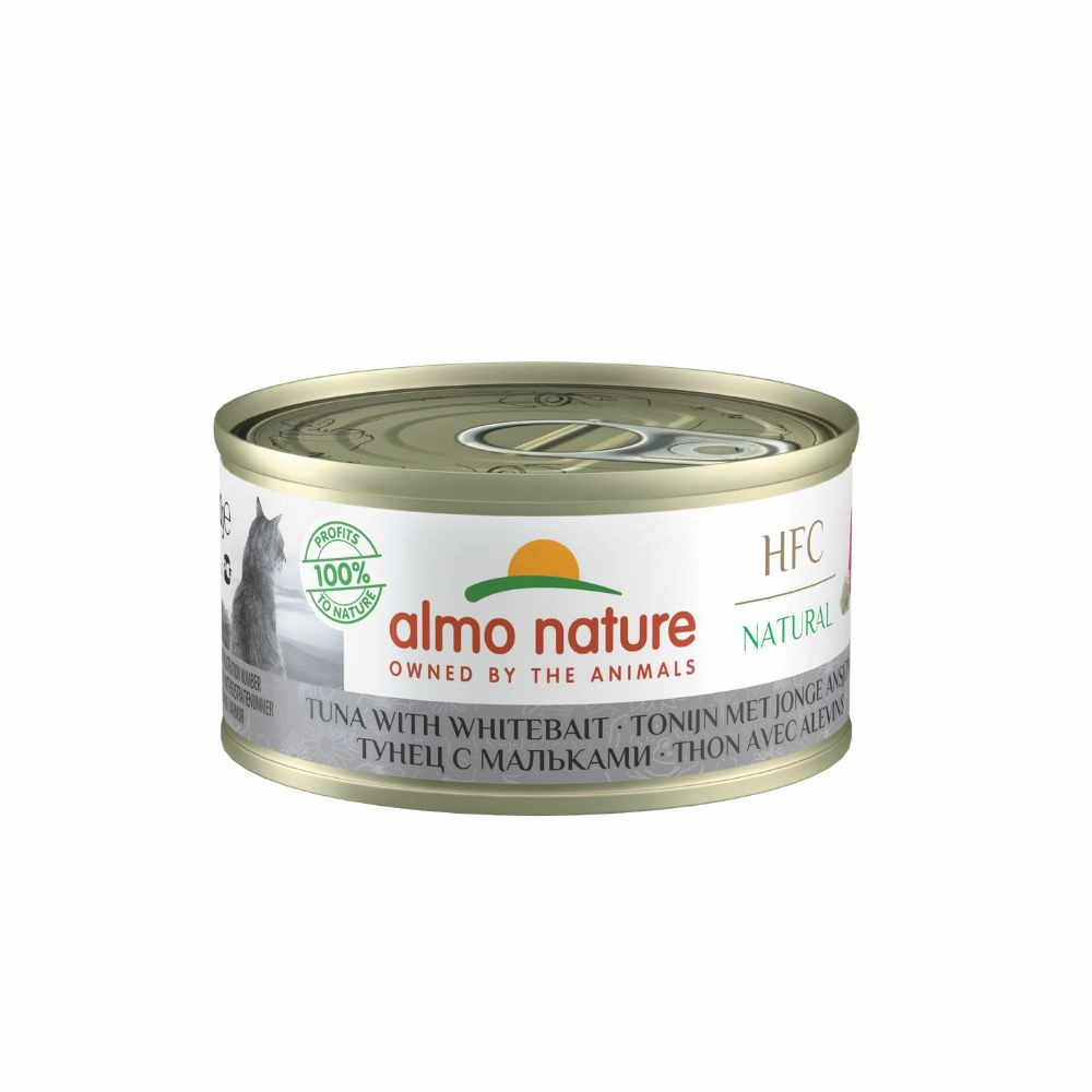 Almo Nature Cat HFC Natural Tuna Whitebait 70g