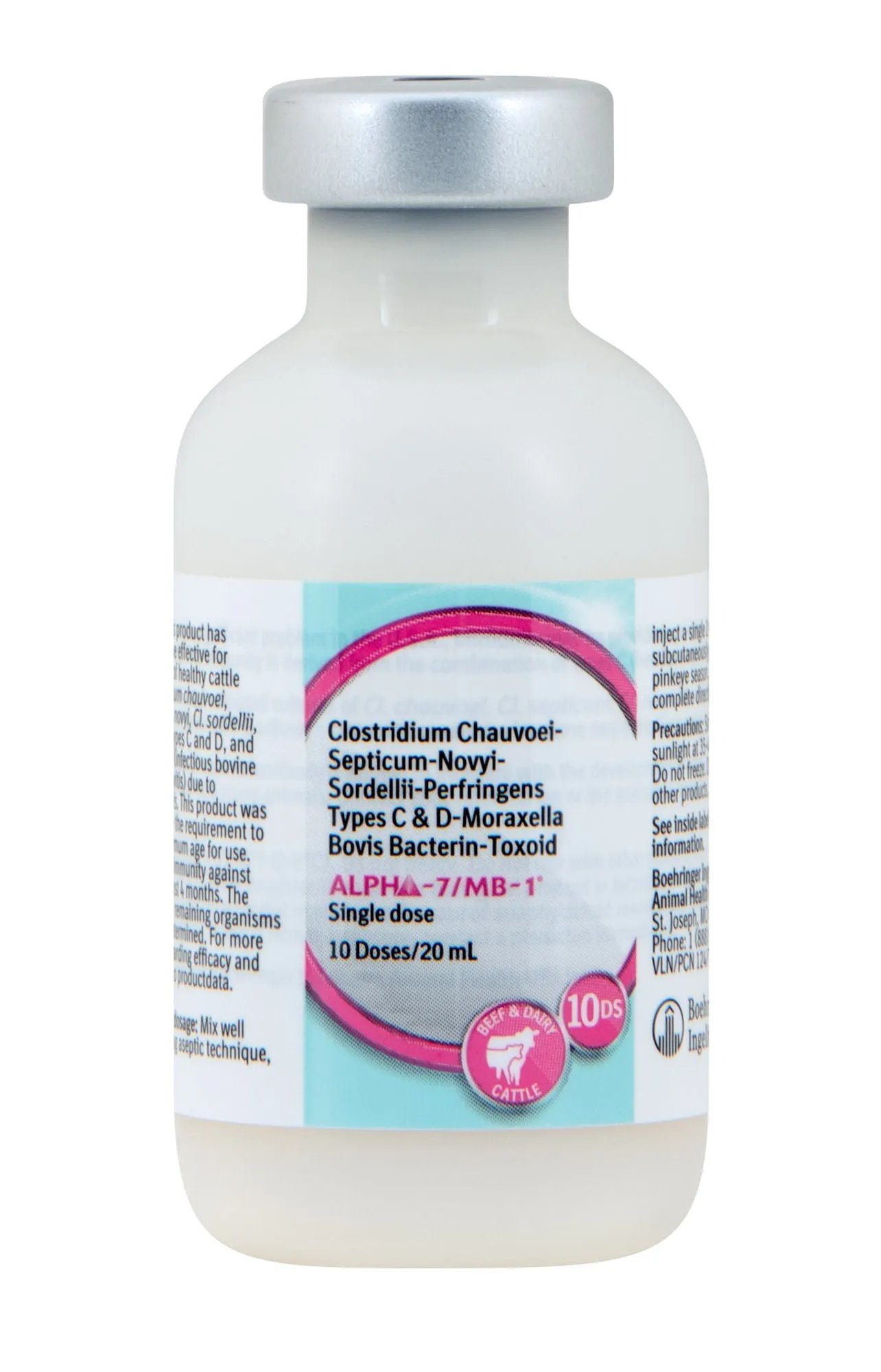 Alpha-7/MB-1 Cattle Vaccine for Blackleg & Pinkeye