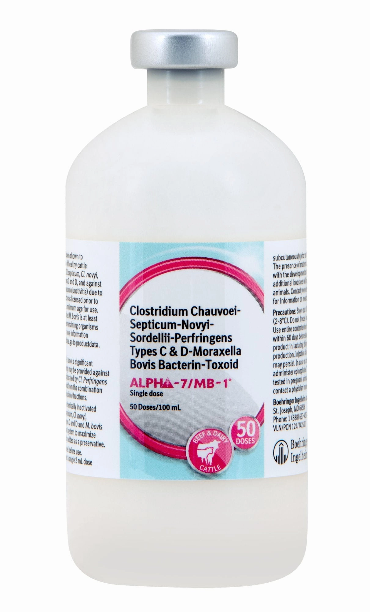 Alpha-7/MB-1 Cattle Vaccine for Blackleg & Pinkeye