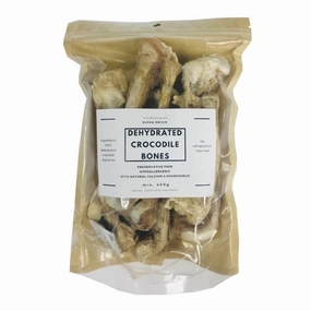 Alpha Origin Dehydrated Crocodile Leg Bones Grain-Free Dog Chews 400g no pull dog harness nylon dog leash dog walking set dog vest harness pet lead