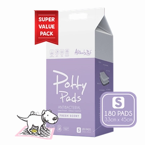 Altimate Pet Potty Pee Pads Antibacterial S 33cm x 45cm - 180pcs dog training treats training clicker crate training set travel bowl portable water bottle